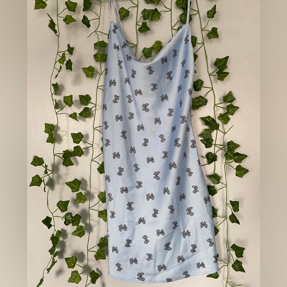 Forever 21 blue slip dress Juniors small